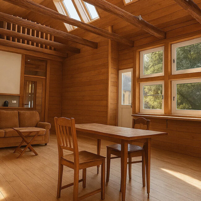 Casas de madera con oficina: el futuro del hogar multifuncional