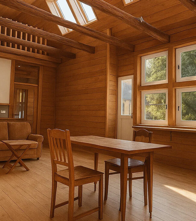 Casas de madera con oficina: el futuro del hogar multifuncional
